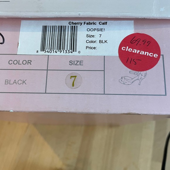 C. Label Pinup-Style Cherry Peep-Toes - Picture 9 of 9